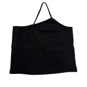 Anthropologie Black Asymmetrical Tank Top